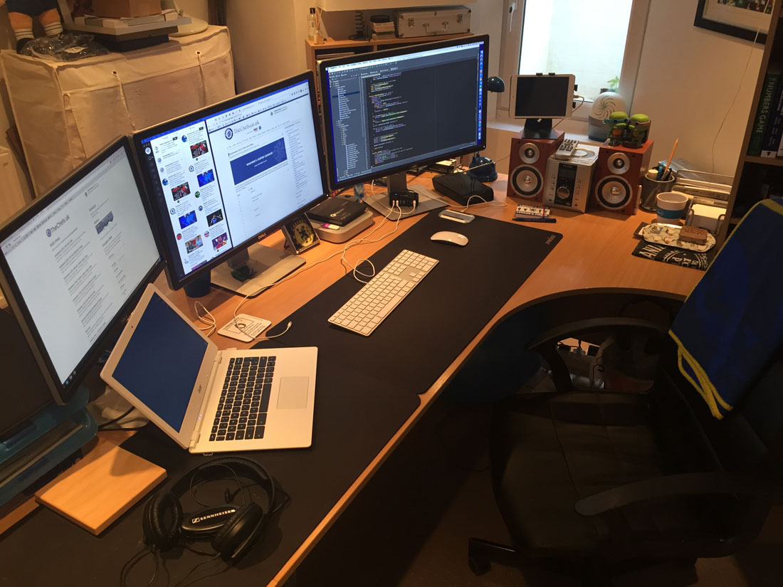 ChelseaStat's desk