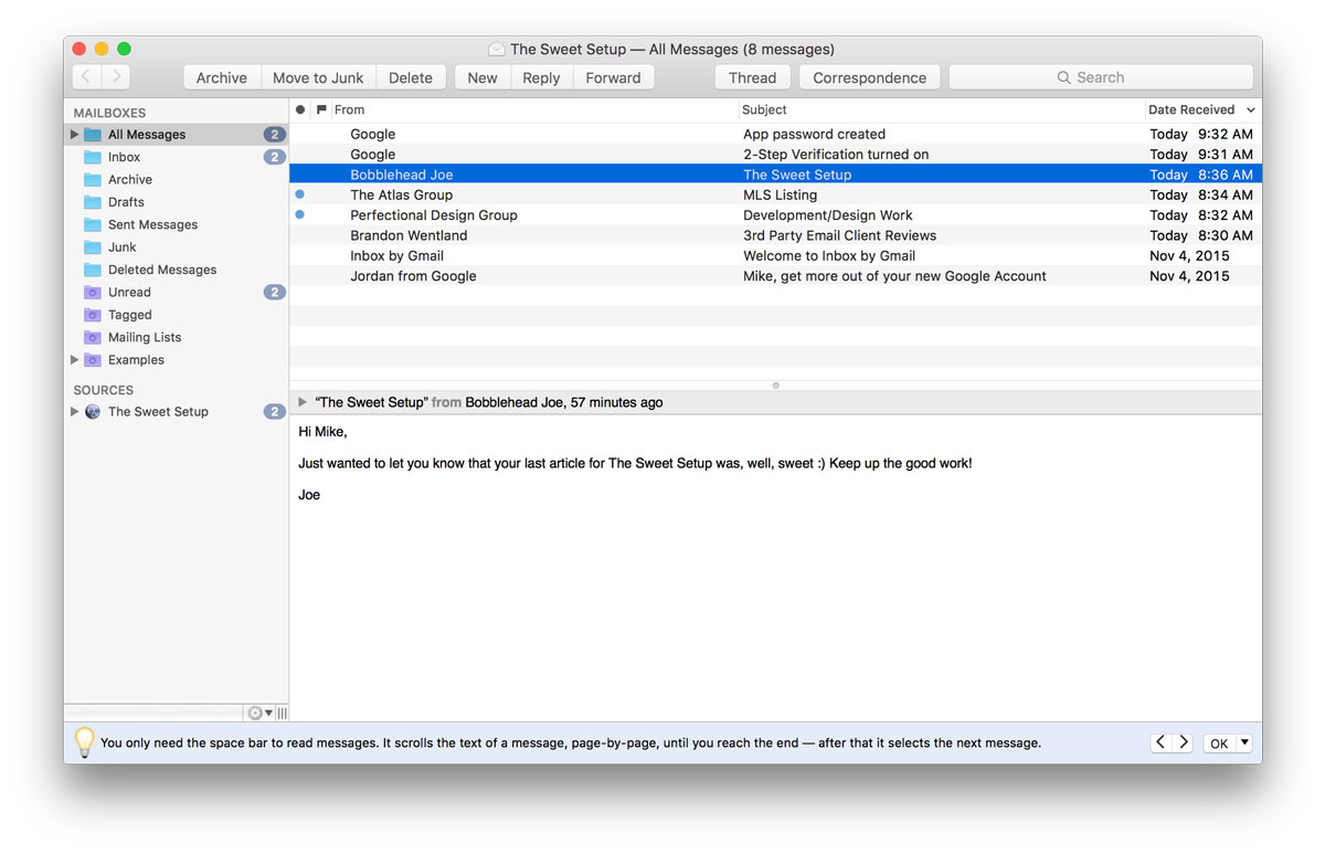 Google email client for mac