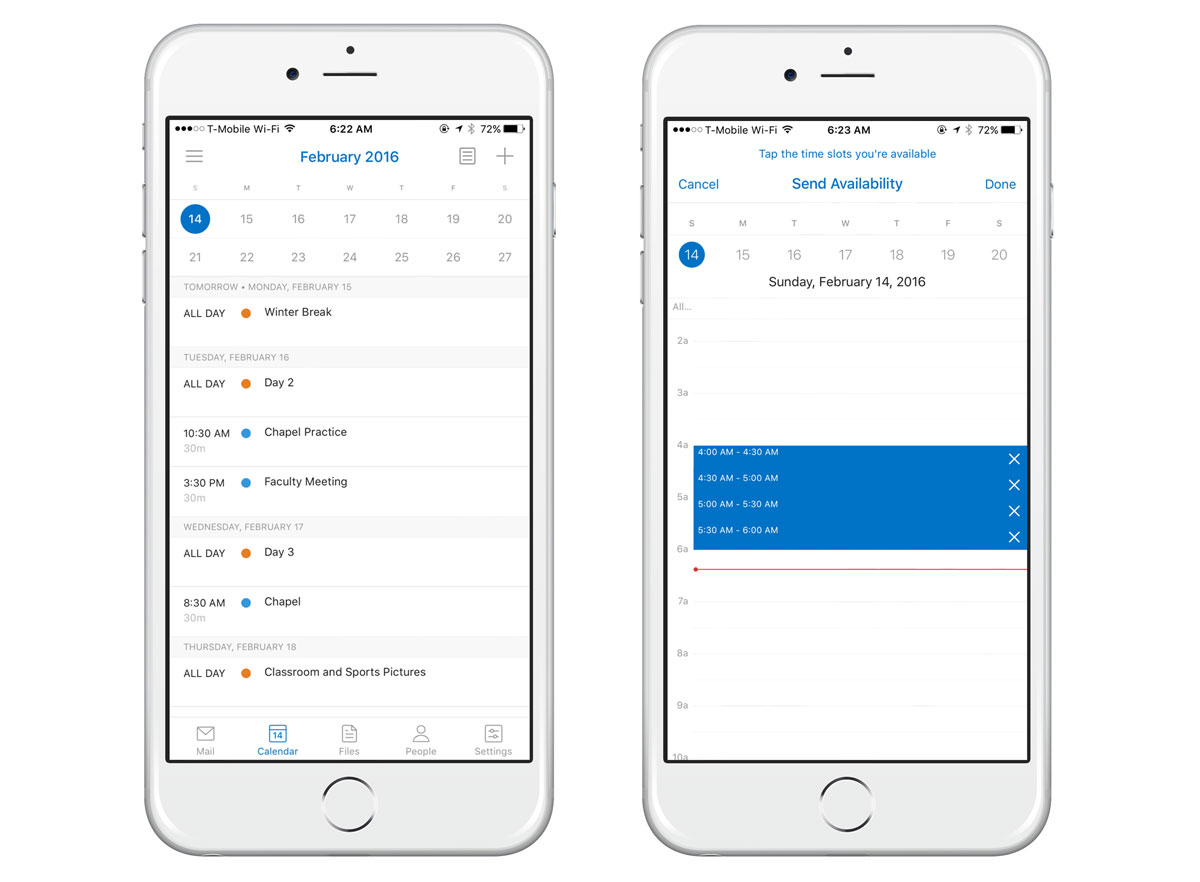 microsoft outlook app for iphone 5