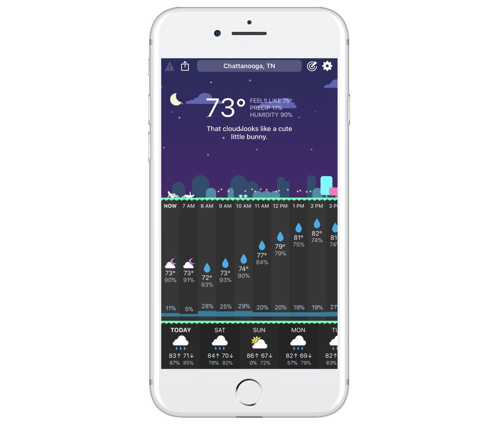 carrot weather app review