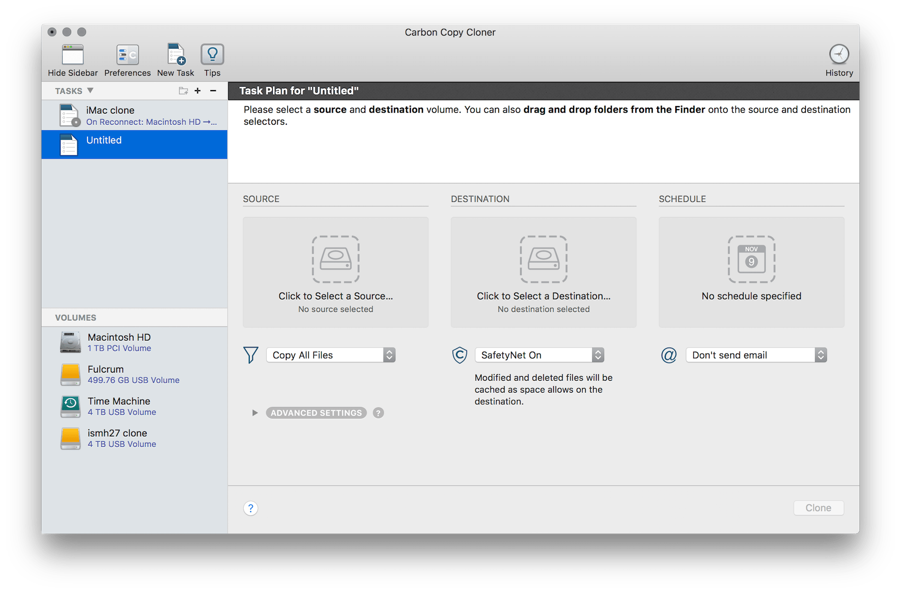 creating recovery partition mac os carbon copy