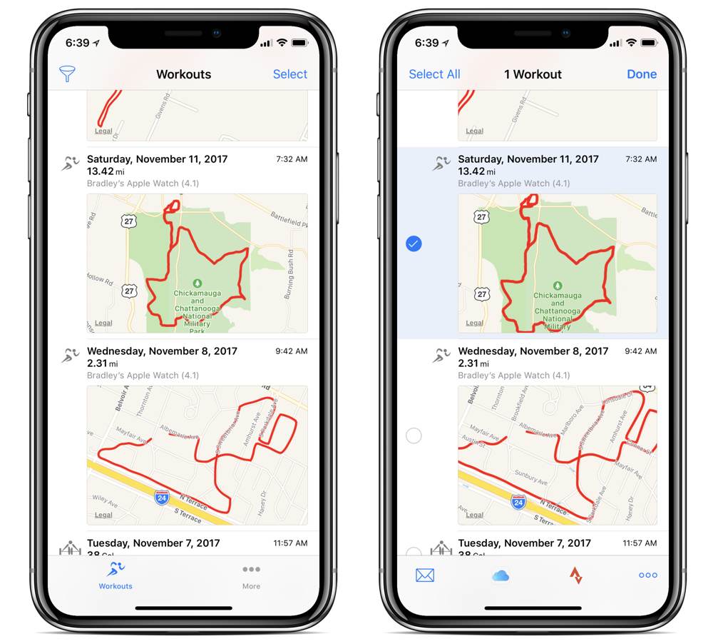 Export apple health online data to garmin connect