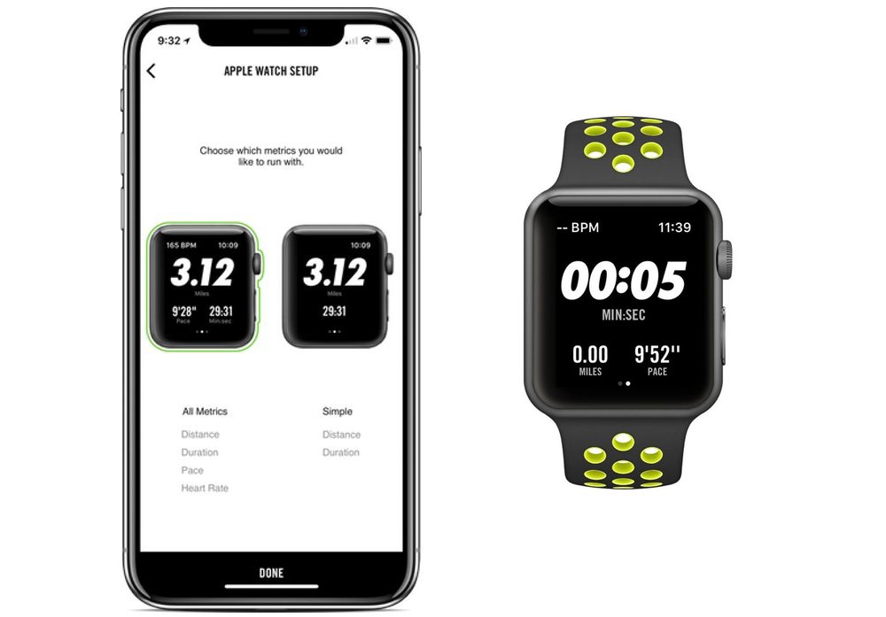 setup your apple watch from the nike run club app