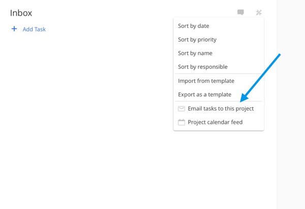 Todoist email settings