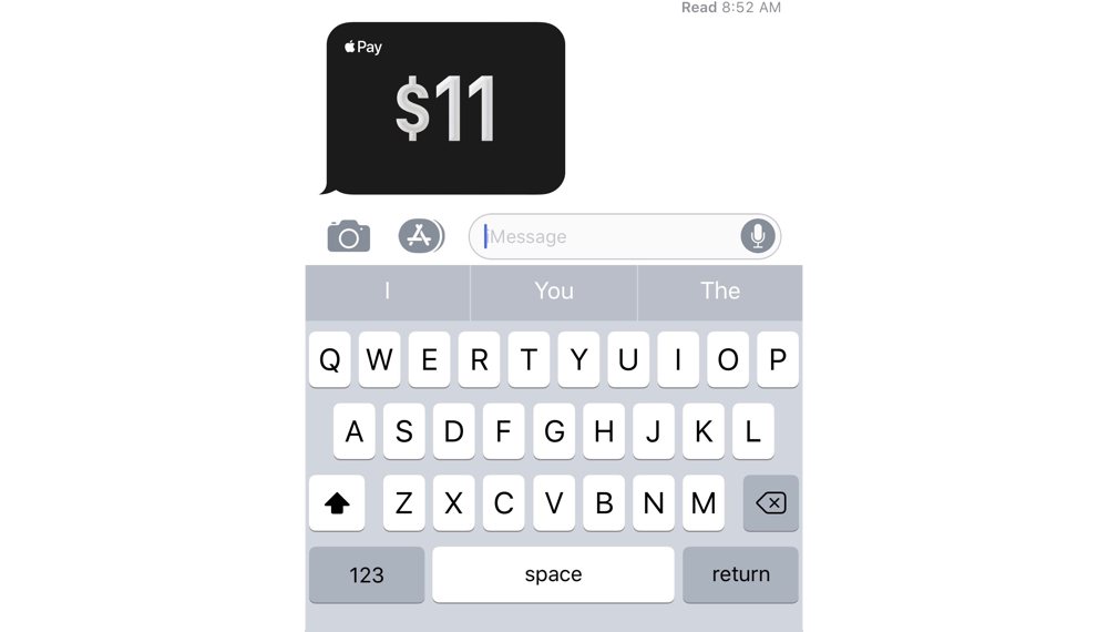 How To Request And Deposit Money Through Apple Pay Cash The Sweet - from the imessage screen tap the app icon and choose the apple pay app choose your dollar amount and then tap request once it s paid you ll see the