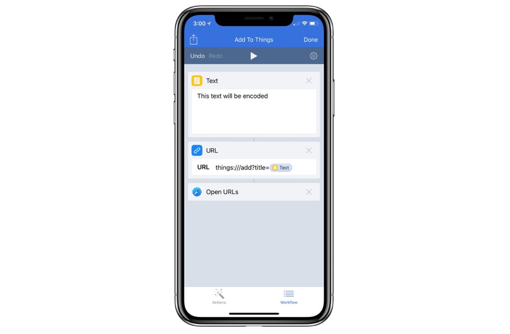 Things iOS Workflows