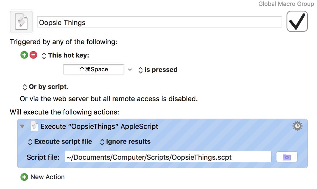 set variables in keyboard maestro import to applescript