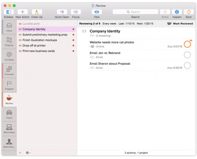 things vs omnifocus