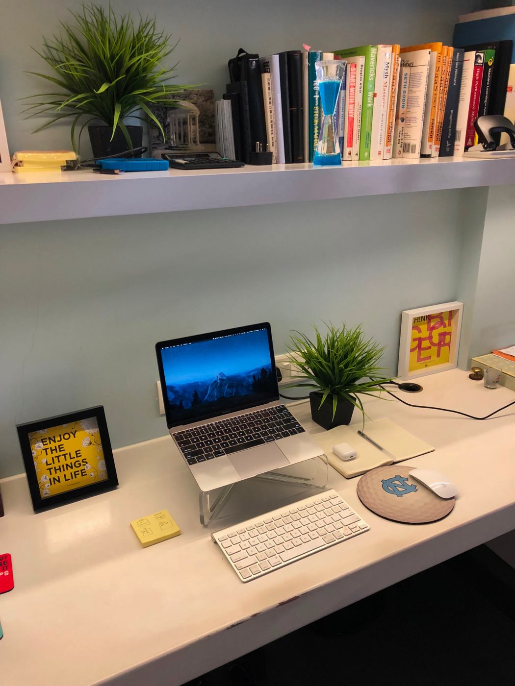 Sahil Parikh's desk