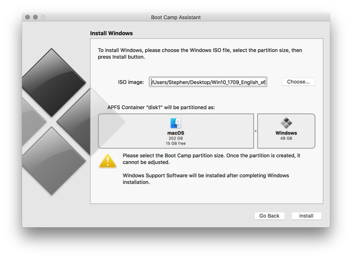 how to install windows parallel on mac