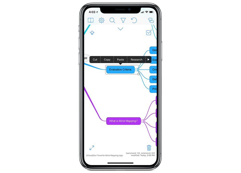 best free mind map app iphone