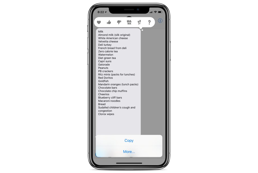 How To Convert A Message Into A Checklist In Apple Notes The Sweet Setup