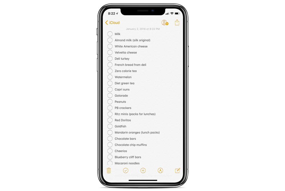 How To Convert A Message Into A Checklist In Apple Notes The Sweet Setup