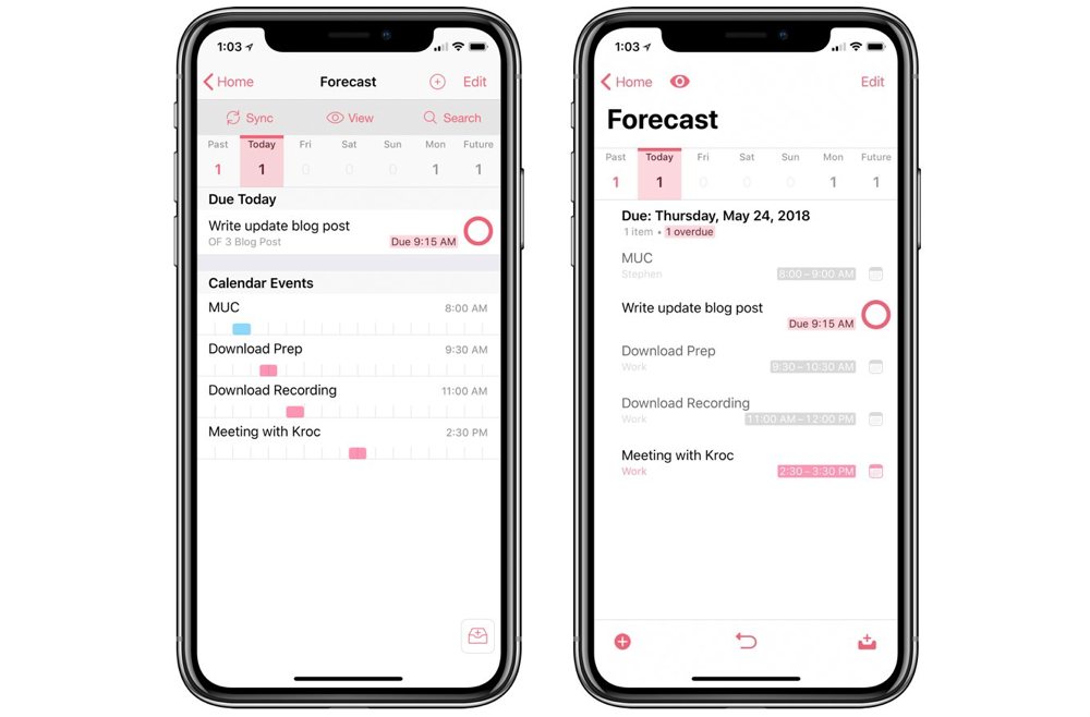 pro features ios omnifocus 3