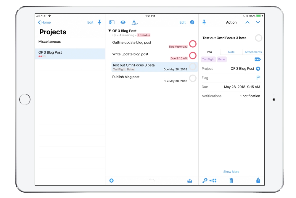 pro features ios omnifocus 3