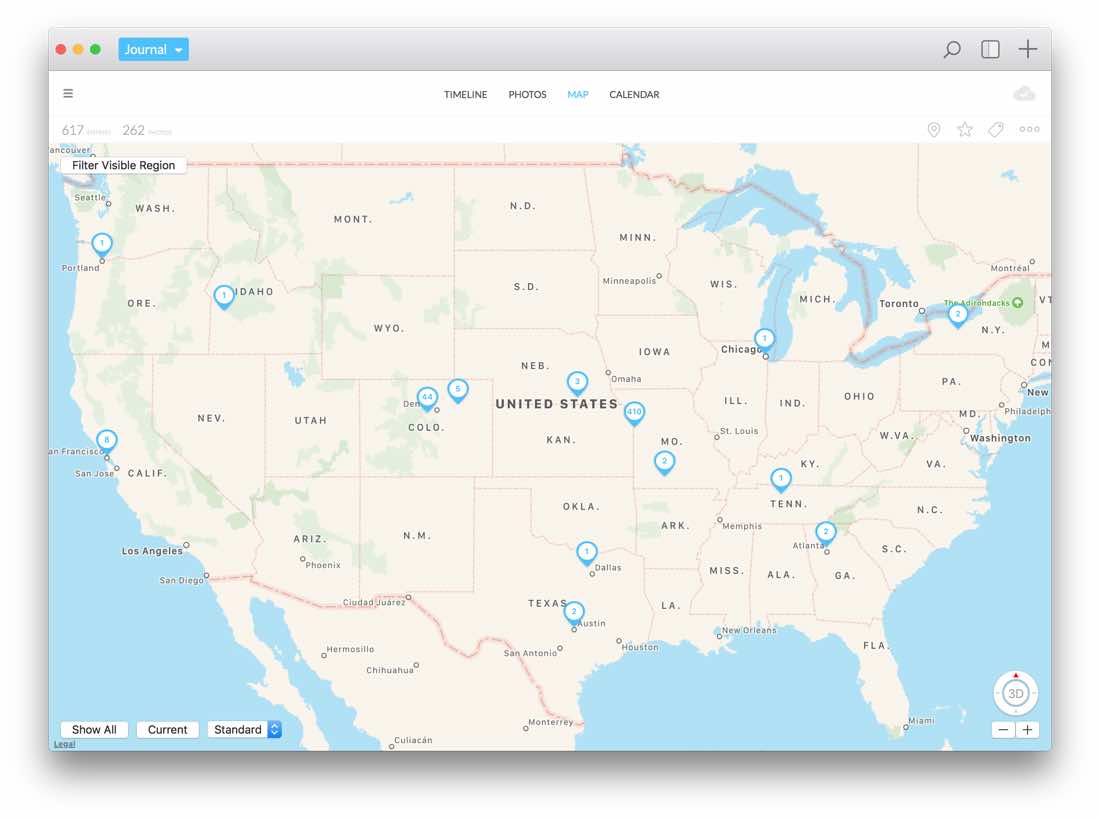 Day One Map View