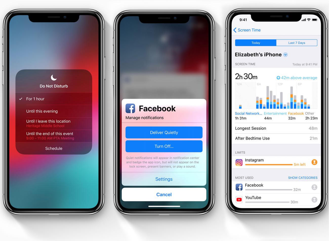 iOS 12 Do Not Disturb, Notifications, and Screen Time