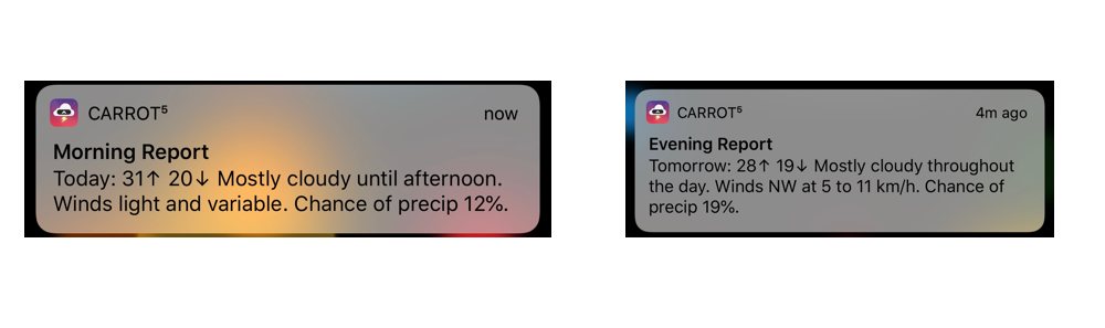 Carrot Day Notifications