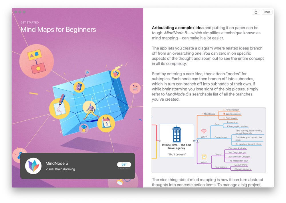 MindNode download the new for apple