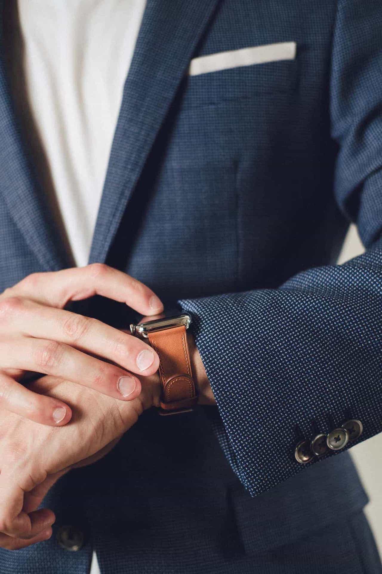 Apple watch store with formal wear