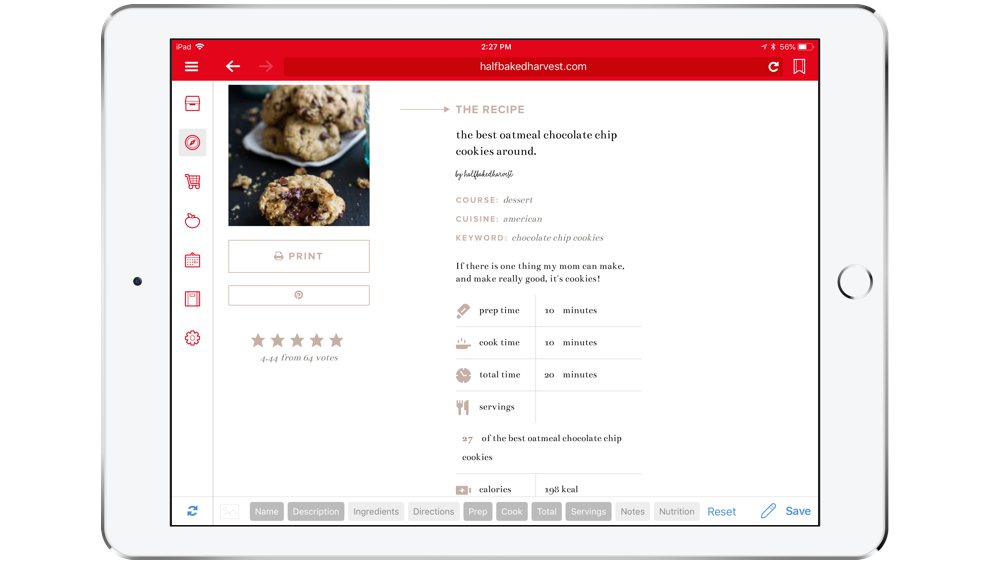 app for recipe writer mac