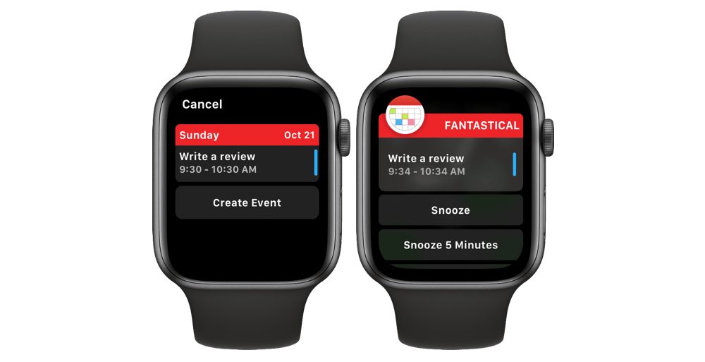 google calendar apple watch