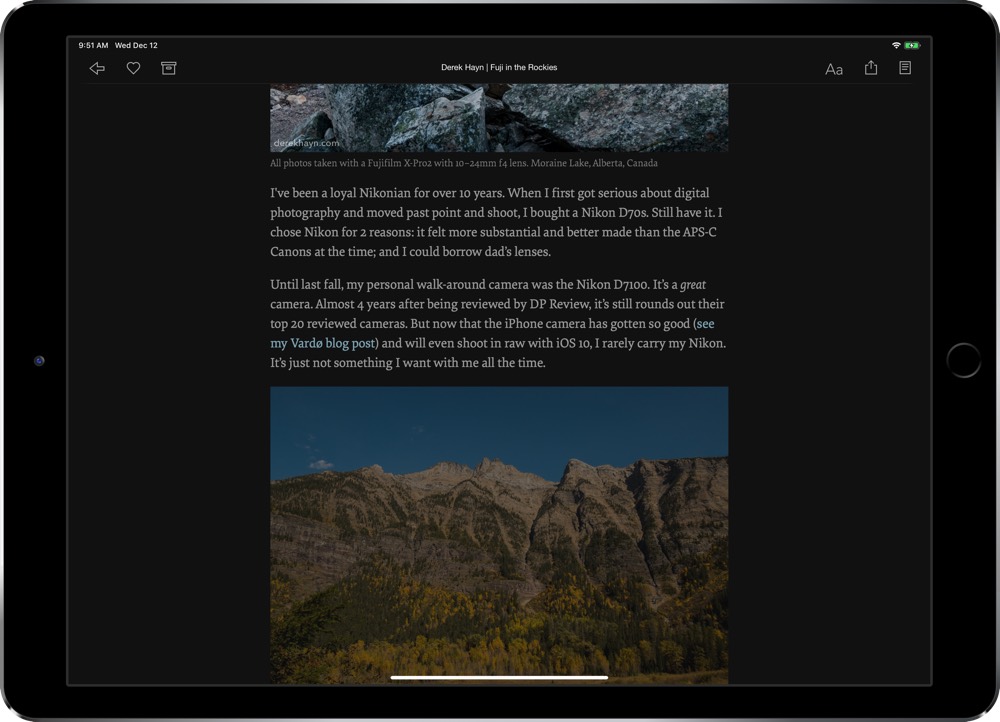 instapaper pro ipad