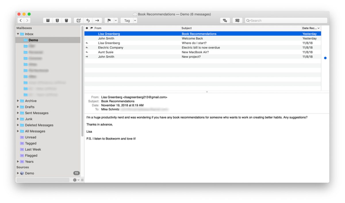 email client for mac mini