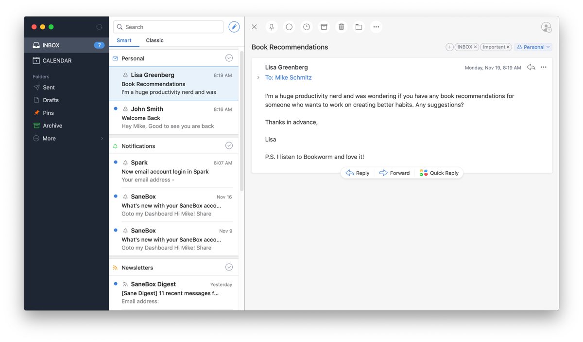 mac email client that is programmable