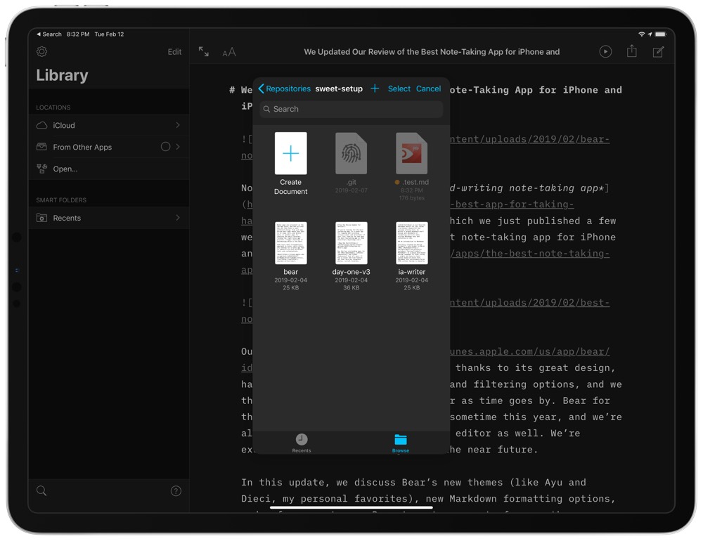 Our Favorite Markdown Writing App For Ios The Sweet Setup