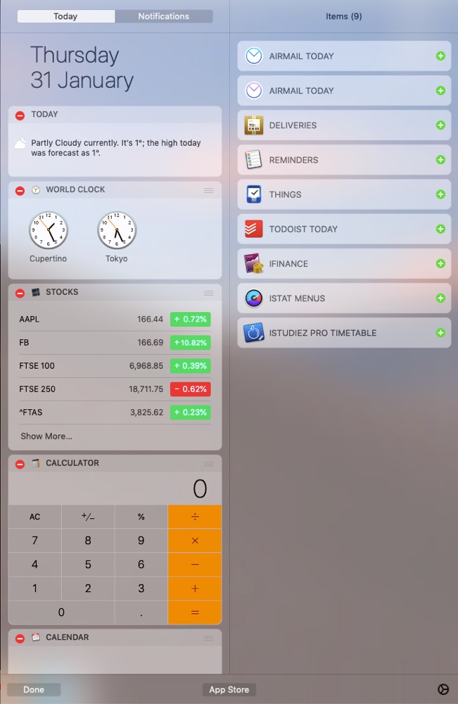 desktop widgets mac wunderlist