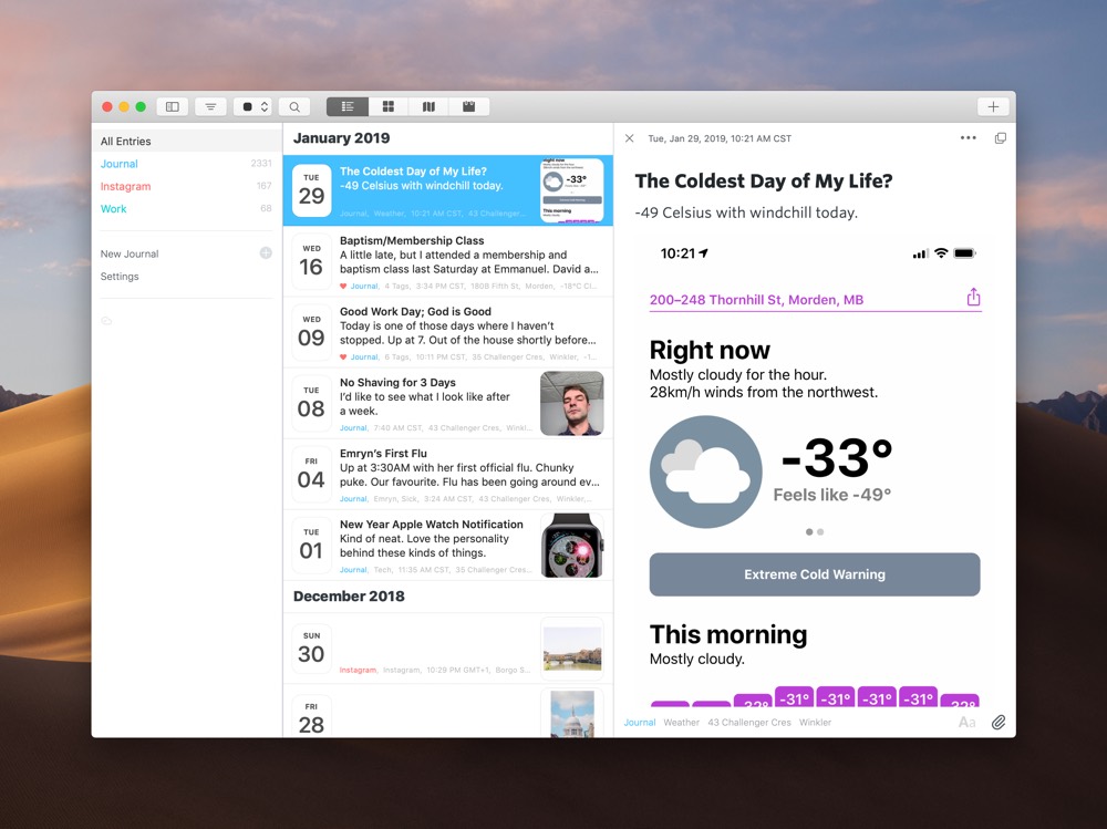 journal app for mac