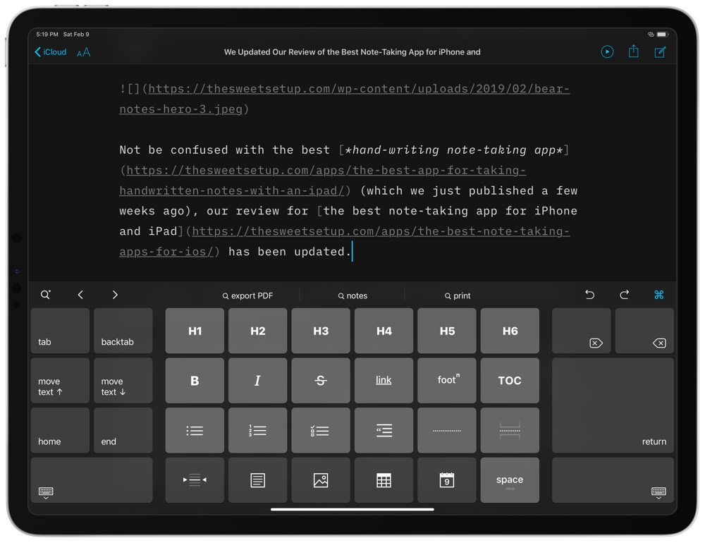 ia writer markdown