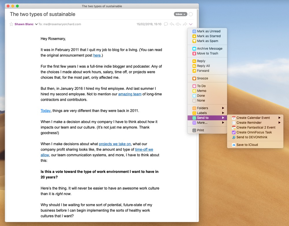 Airmail for macos