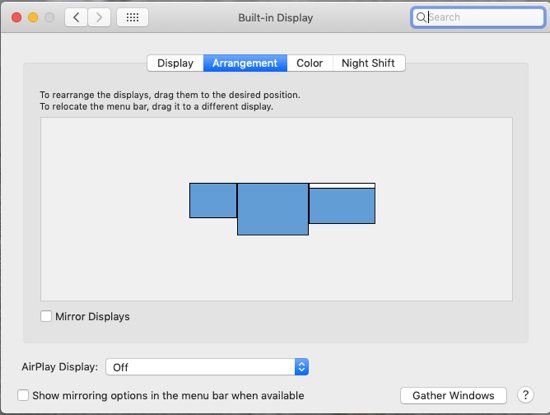 Luna Display settings