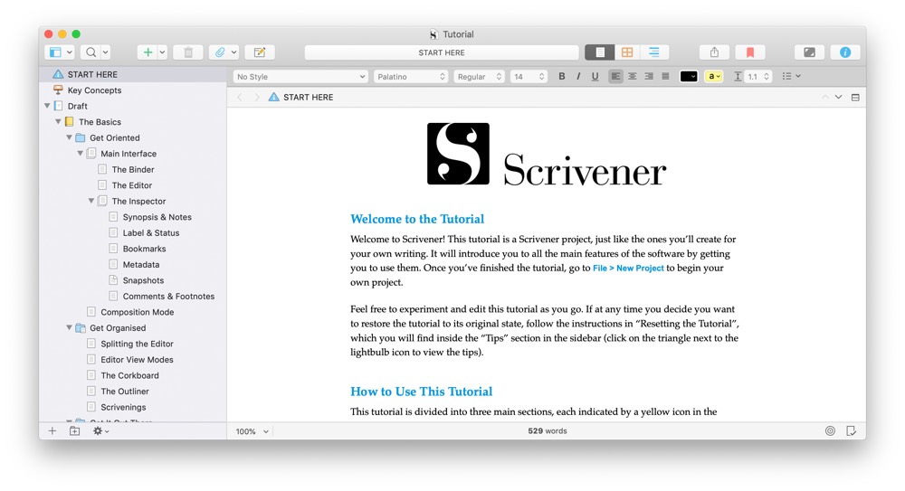 mac good reference app for scrivener and word