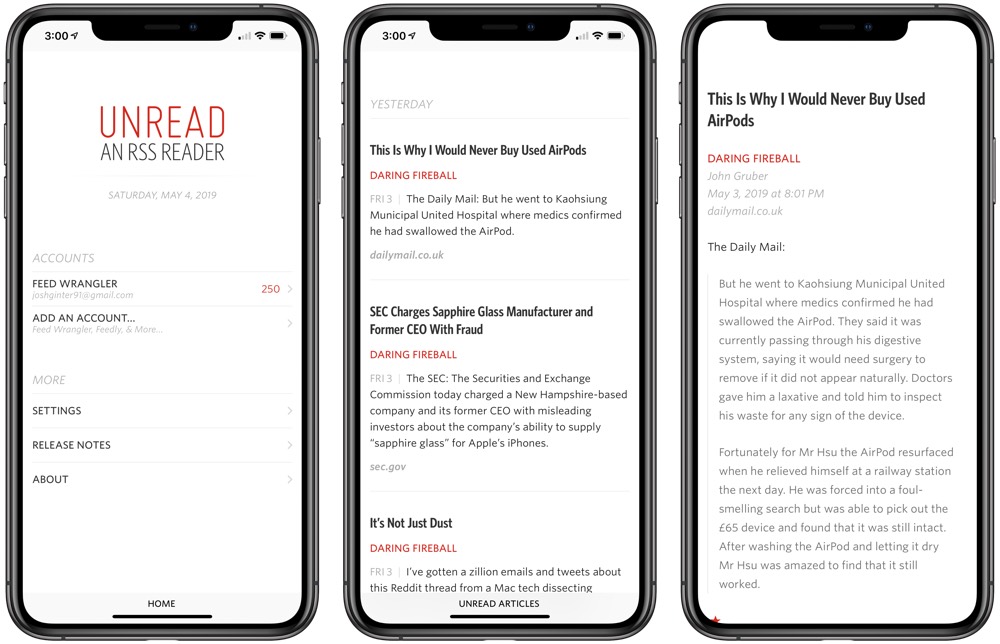 best rss reader ios 2017