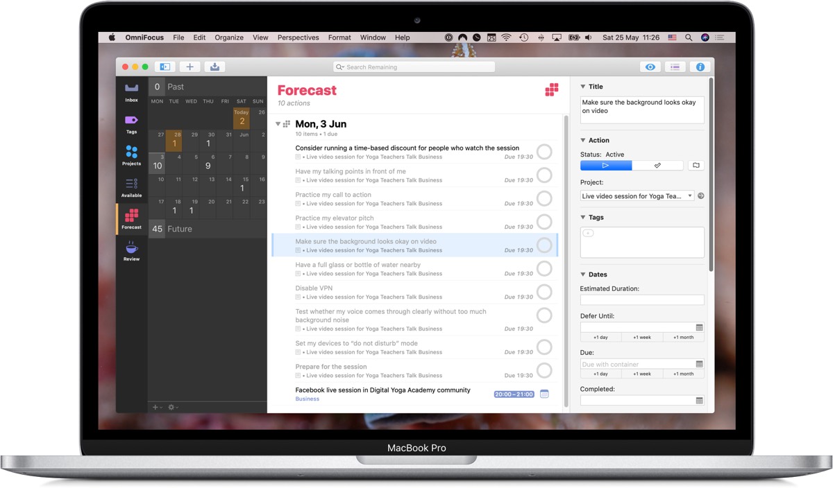 how to use omnifocus 3