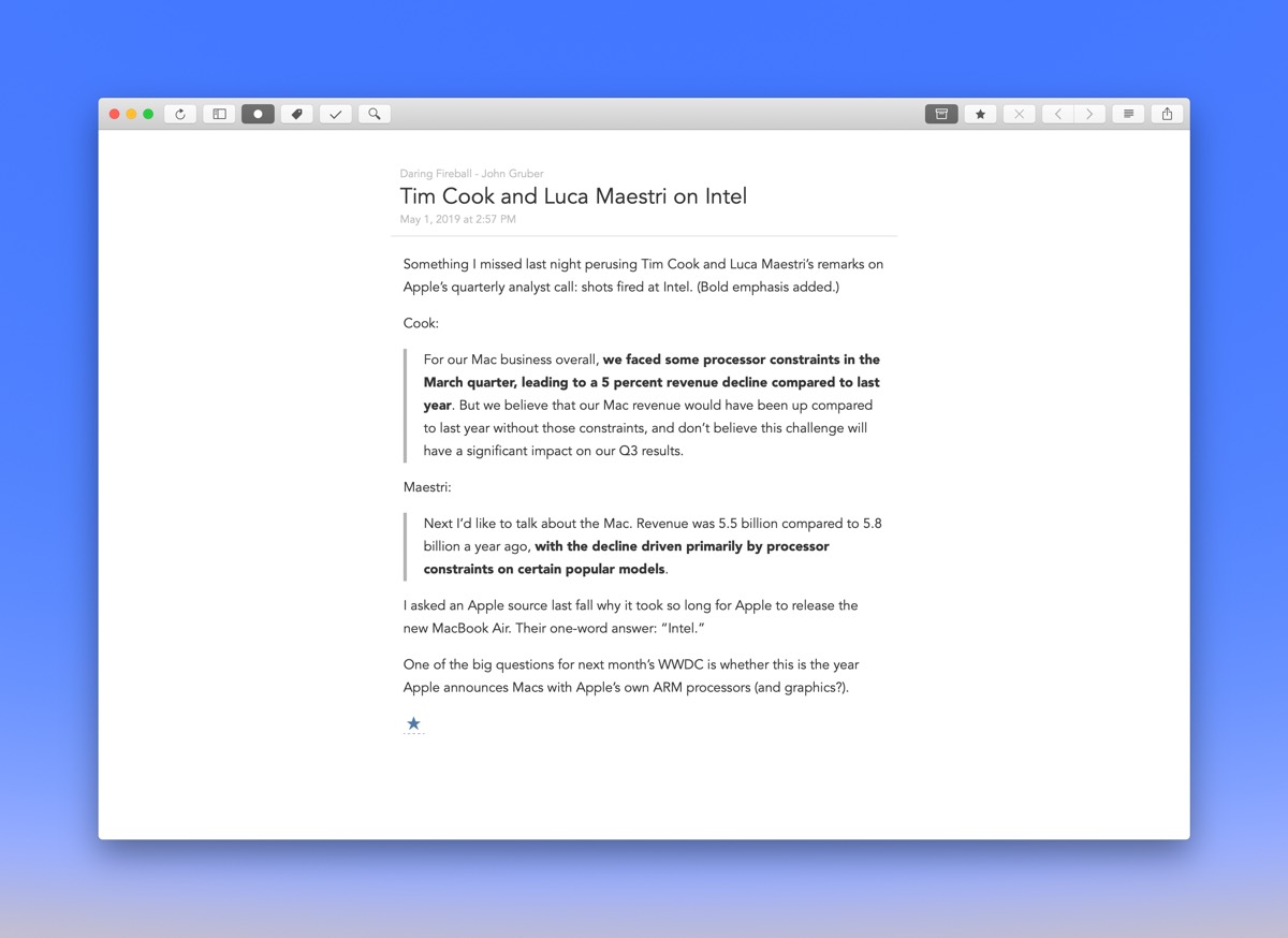 mac rss reader web feed