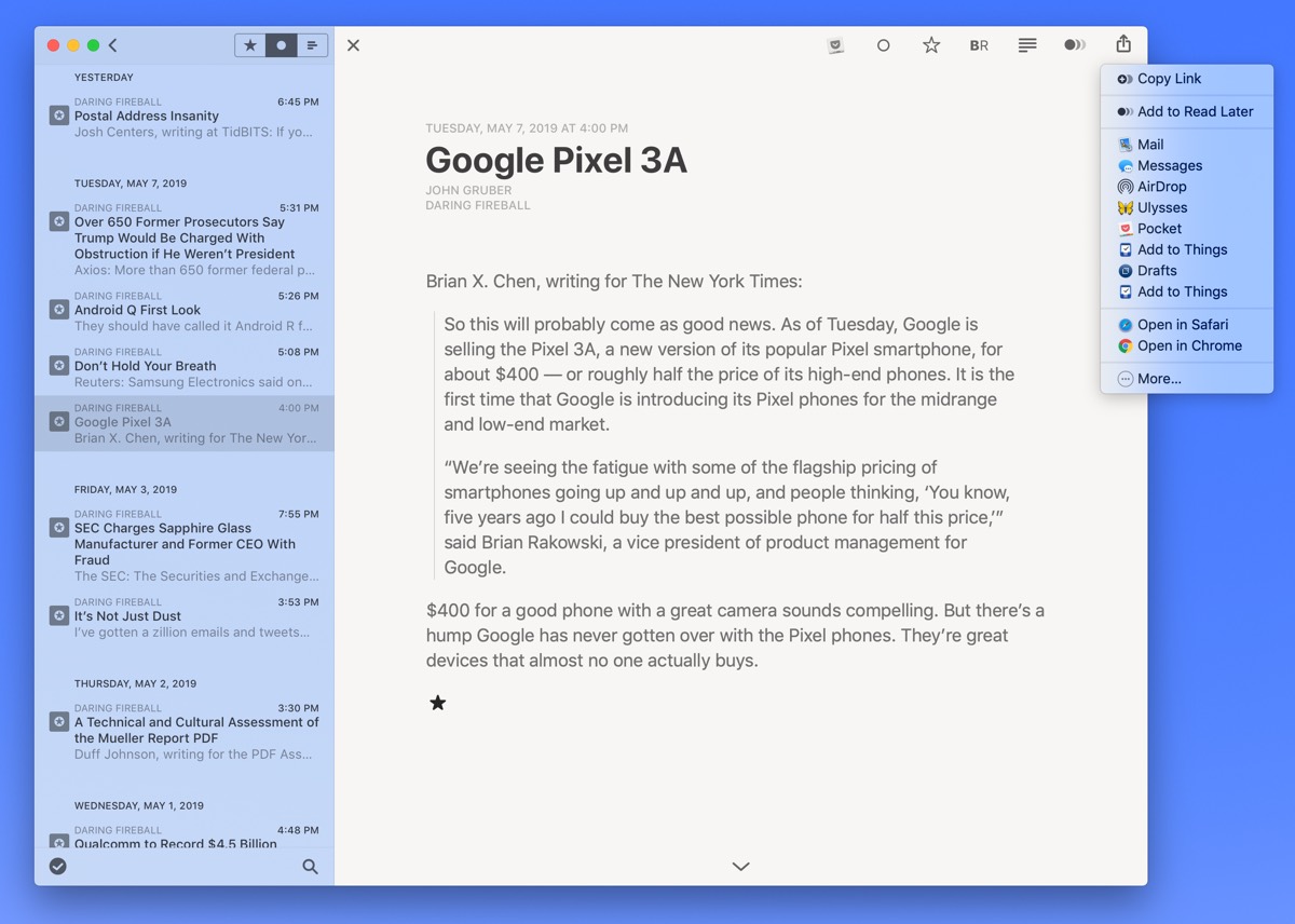 best rss reader