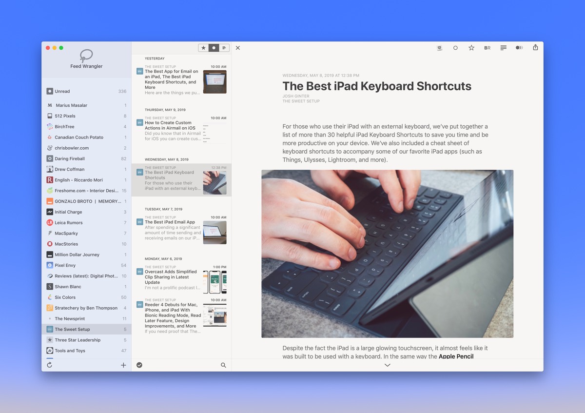 what is the best rss reader for mac