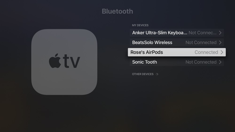 pair beats with apple tv