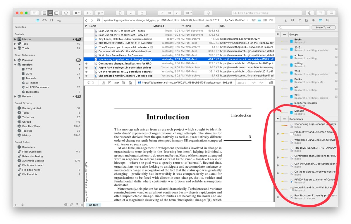 Devonthink 3 vs evernote