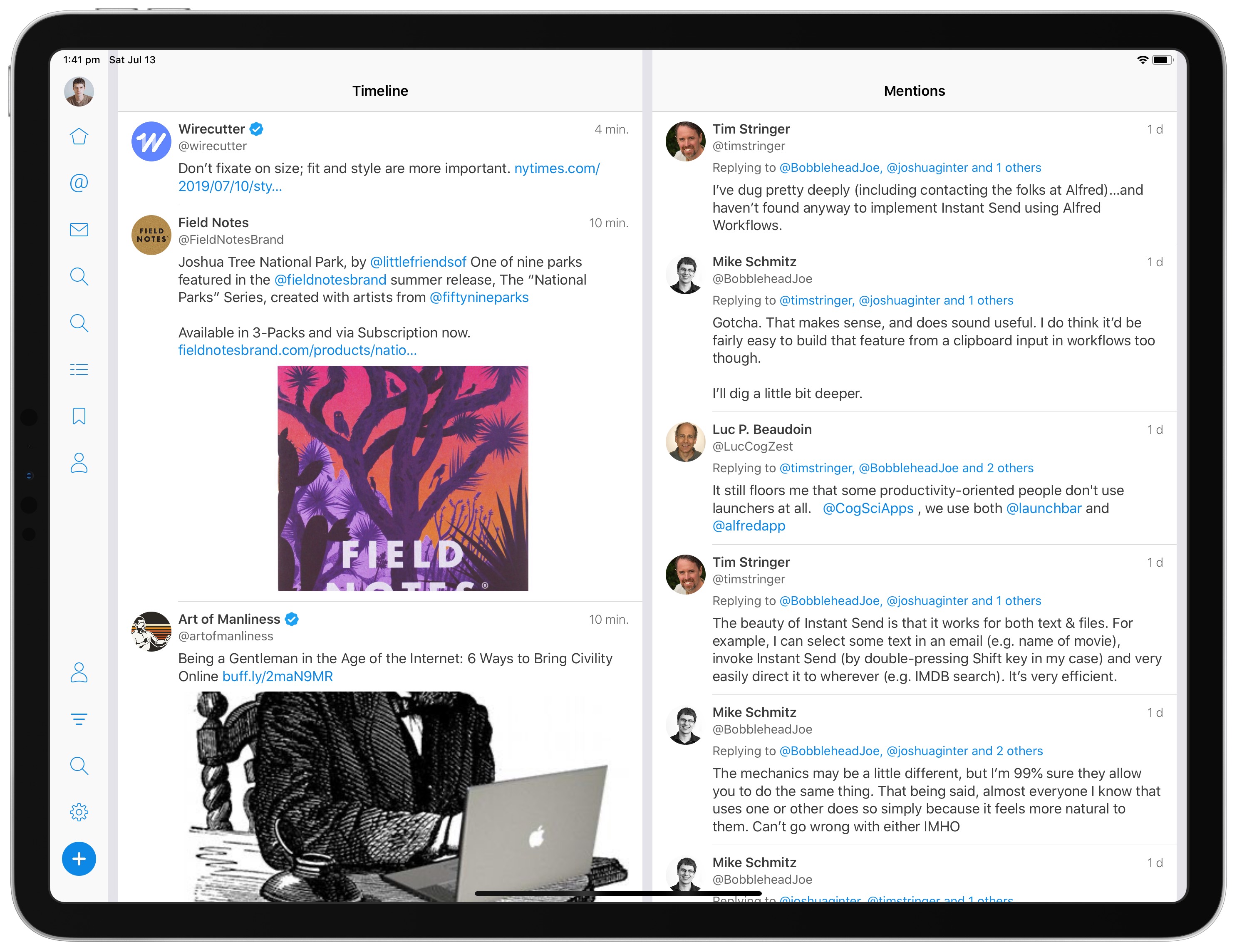 Fenix: the Full-Screened, Full-Featured iPad Twitter Client – The Sweet ...