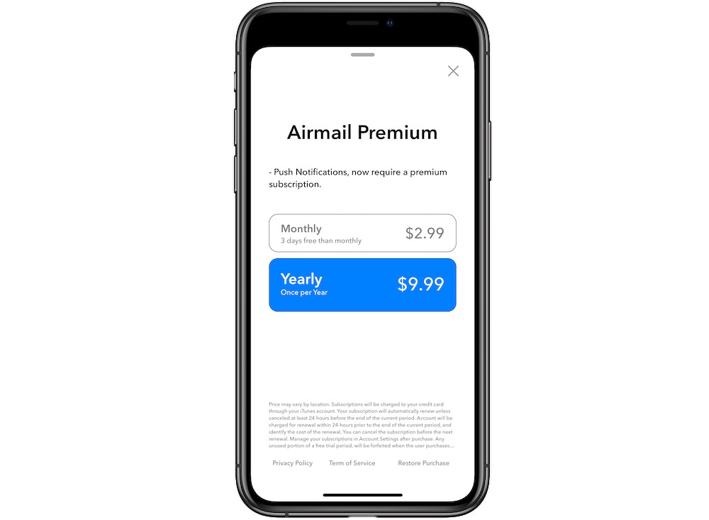 airmail if i purchase for ios do i also get for mac?