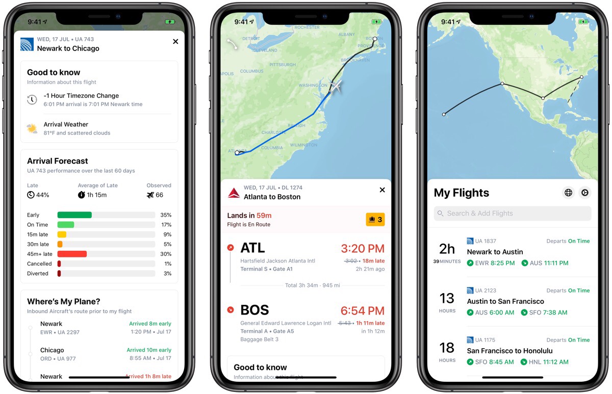 flight monitoring app