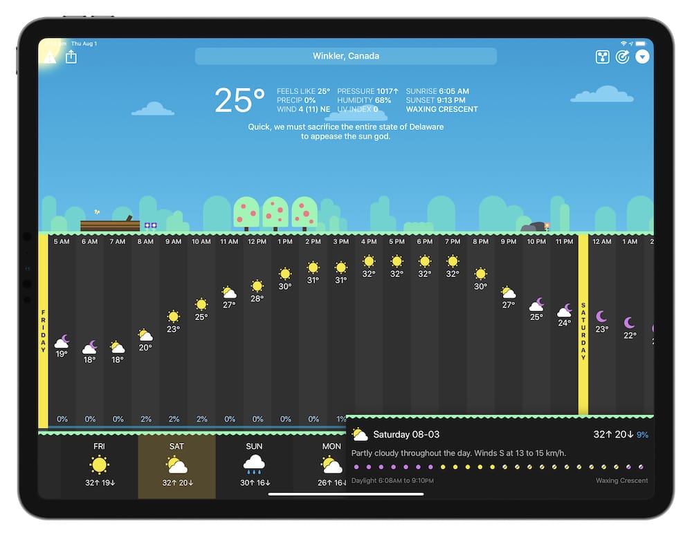 carrot weather vs weather