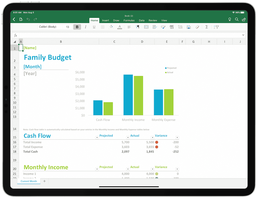 Microsoft Excel (for iPad) Review