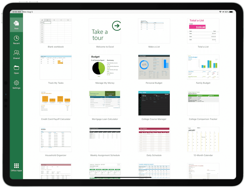 Microsoft Excel (for iPad) Review