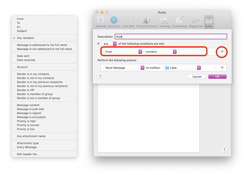 Get Started With Mail Rules On Your Mac The Sweet Setup